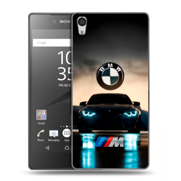 Силиконовый чехол на Sony Xperia Z5 Premium с принтом БМВ BMW Силиконовый чехол на Sony Xperia Z5 Premium с принтом БМВ BMW