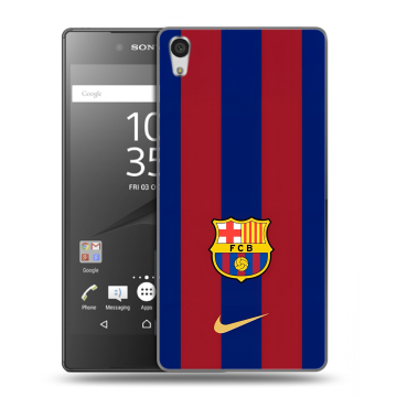 Силиконовый чехол на Sony Xperia Z5 Premium с принтом Барселона Barcelona