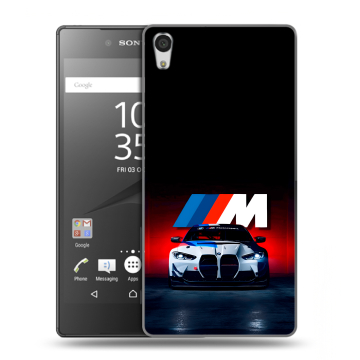 Силиконовый чехол на Sony Xperia Z5 Premium с принтом БМВ BMW Силиконовый чехол на Sony Xperia Z5 Premium с принтом БМВ BMW