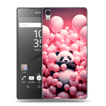 Силиконовый чехол на Sony Xperia Z5 Premium с принтом Панда