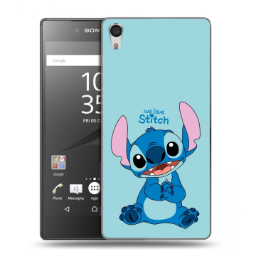 Силиконовый чехол на Sony Xperia Z5 Premium с принтом Лило и Стич Силиконовый чехол на Sony Xperia Z5 Premium с принтом Лило и Стич
