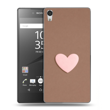 Силиконовый чехол на Sony Xperia Z5 Premium с принтом женский