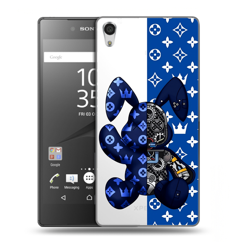 Силиконовый чехол на Sony Xperia Z5 Premium с принтом Луи робот Силиконовый чехол на Sony Xperia Z5 Premium с принтом Луи робот