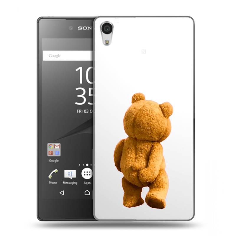 Пластиковый чехол на Sony Xperia Z5 Premium с принтом Медведь Пластиковый чехол на Sony Xperia Z5 Premium с принтом Медведь