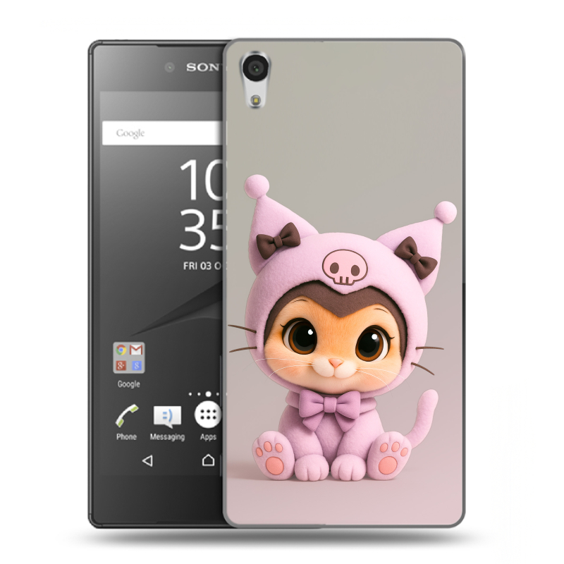 Пластиковый чехол на Sony Xperia Z5 Premium с принтом Куроми Kuromi Пластиковый чехол на Sony Xperia Z5 Premium с принтом Куроми Kuromi