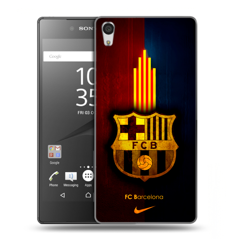 Силиконовый чехол на Sony Xperia Z5 Premium с принтом Барселона Barcelona Силиконовый чехол на Sony Xperia Z5 Premium с принтом Барселона Barcelona