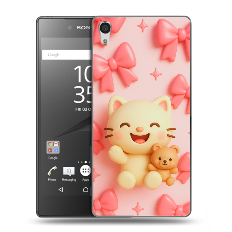 Пластиковый чехол на Sony Xperia Z5 Premium с принтом для девочек Пластиковый чехол на Sony Xperia Z5 Premium с принтом для девочек