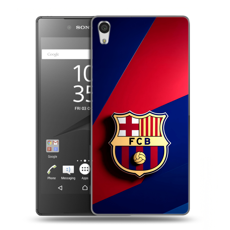 Силиконовый чехол на Sony Xperia Z5 Premium с принтом Барселона Barcelona Силиконовый чехол на Sony Xperia Z5 Premium с принтом Барселона Barcelona