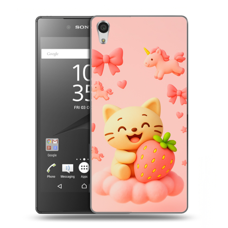 Пластиковый чехол на Sony Xperia Z5 Premium с принтом для девочек Пластиковый чехол на Sony Xperia Z5 Premium с принтом для девочек