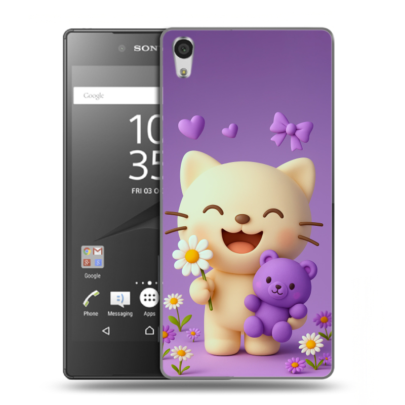 Пластиковый чехол на Sony Xperia Z5 Premium с принтом для девочек Пластиковый чехол на Sony Xperia Z5 Premium с принтом для девочек