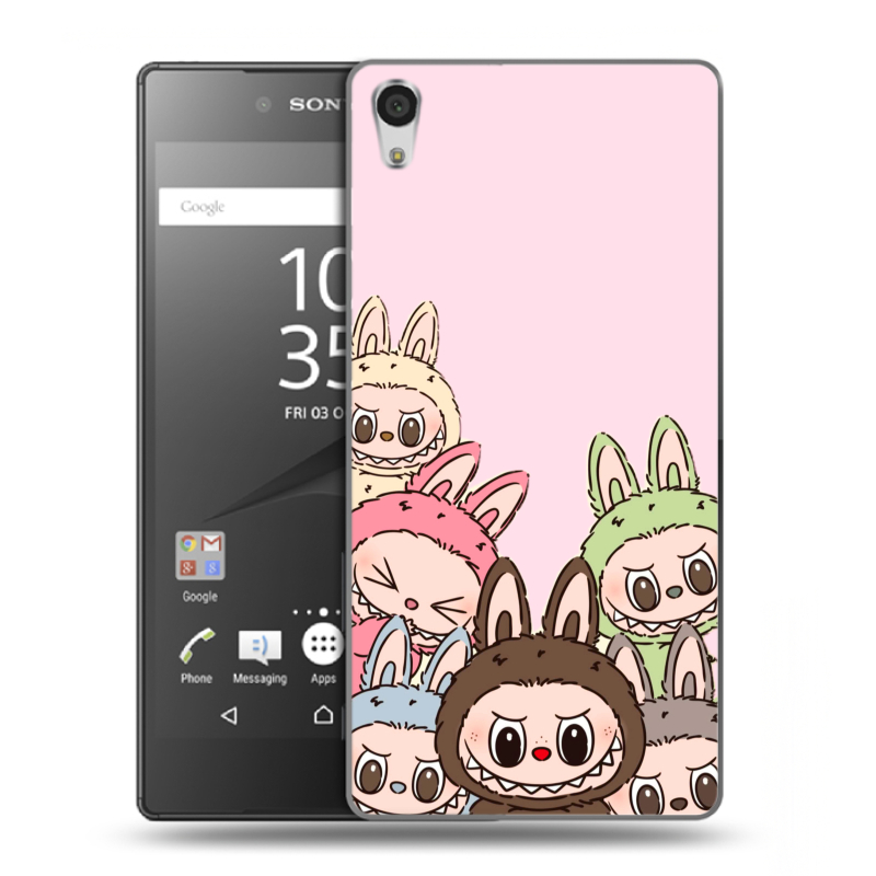 Пластиковый чехол на Sony Xperia Z5 Premium с принтом Лабубу Пластиковый чехол на Sony Xperia Z5 Premium с принтом Лабубу