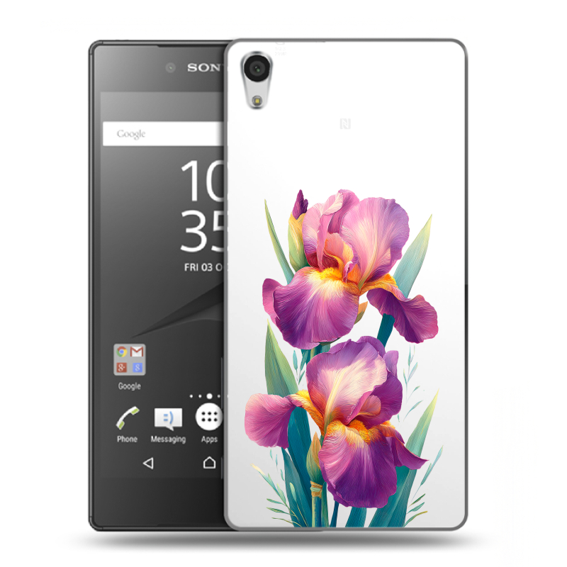Силиконовый чехол на Sony Xperia Z5 Premium с принтом Цветы орхидеи Силиконовый чехол на Sony Xperia Z5 Premium с принтом Цветы орхидеи