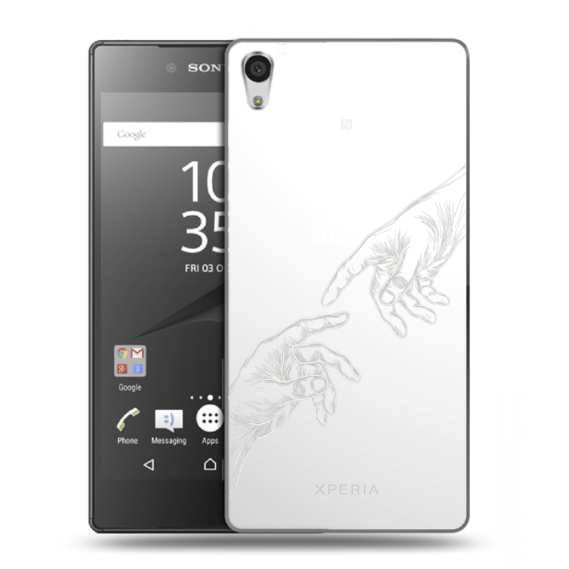 Пластиковый чехол на Sony Xperia Z5 Premium с принтом Сотворение мира Пластиковый чехол на Sony Xperia Z5 Premium с принтом Сотворение мира