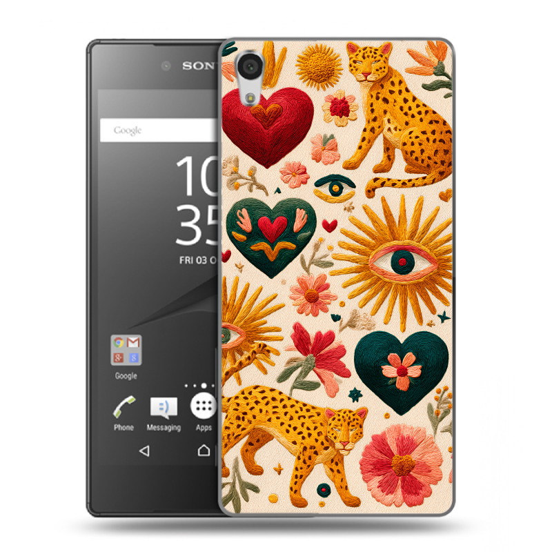 Силиконовый чехол на Sony Xperia Z5 Premium с принтом Модный принт Силиконовый чехол на Sony Xperia Z5 Premium с принтом Модный принт