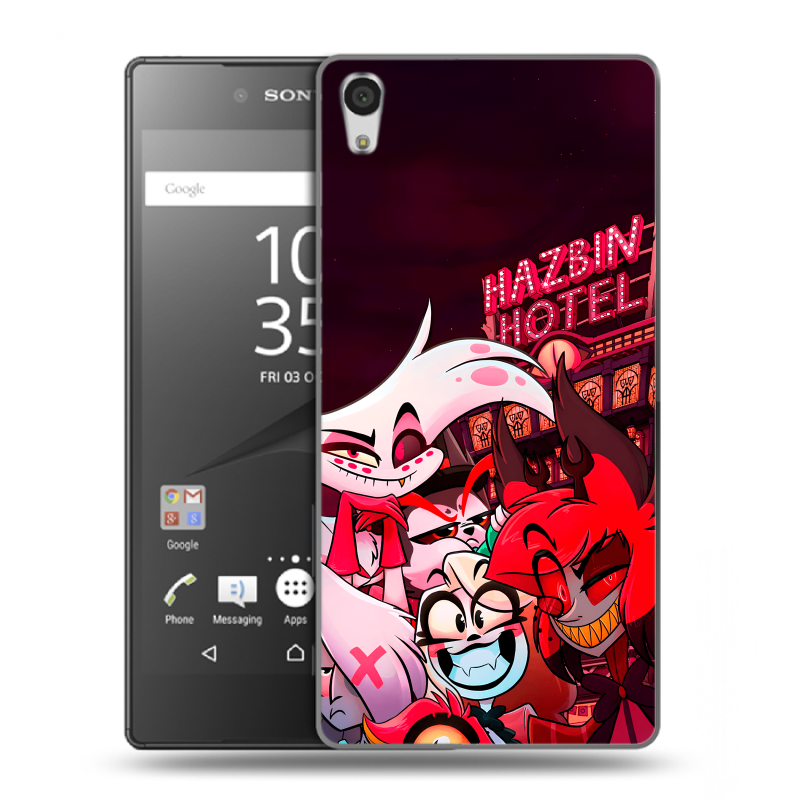 Пластиковый чехол на Sony Xperia Z5 Premium с принтом Hazbin Hotel Отель Хазбин Пластиковый чехол на Sony Xperia Z5 Premium с принтом Hazbin Hotel Отель Хазбин