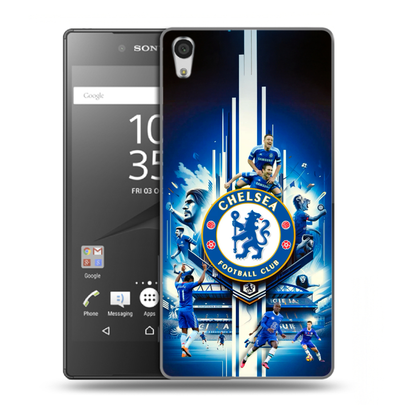 Пластиковый чехол на Sony Xperia Z5 Premium с принтом Chelsea Челси Пластиковый чехол на Sony Xperia Z5 Premium с принтом Chelsea Челси