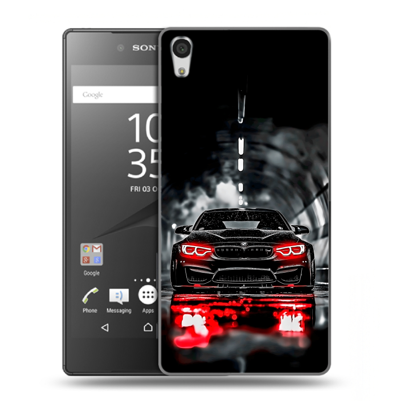 Пластиковый чехол на Sony Xperia Z5 Premium с принтом BMW БМВ Пластиковый чехол на Sony Xperia Z5 Premium с принтом BMW БМВ