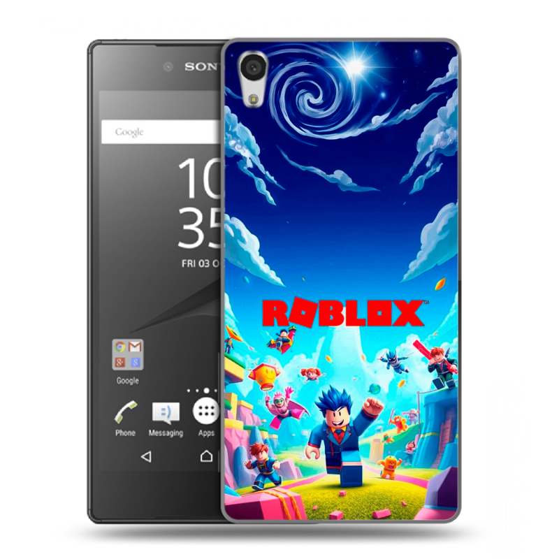 Пластиковый чехол на Sony Xperia Z5 Premium с принтом Roblox Роблокс Пластиковый чехол на Sony Xperia Z5 Premium с принтом Roblox Роблокс