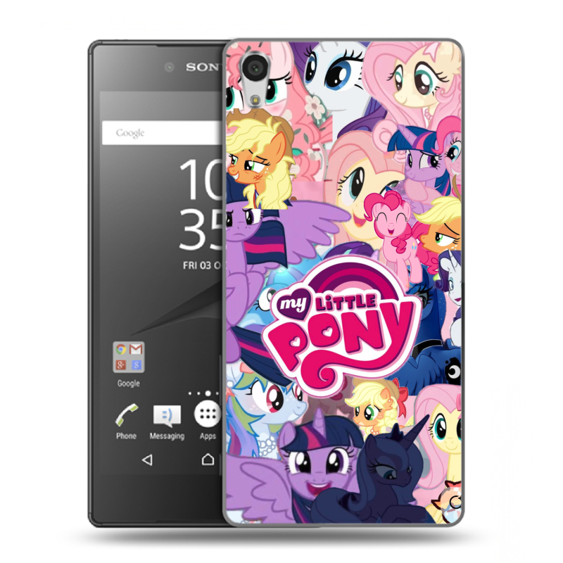 Силиконовый чехол на Sony Xperia Z5 Premium с принтом My little pony Дружба чудо Силиконовый чехол на Sony Xperia Z5 Premium с принтом My little pony Дружба чудо