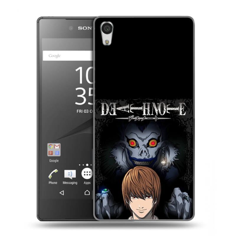 Пластиковый чехол на Sony Xperia Z5 Premium с принтом Death note Тетрадь смерти Пластиковый чехол на Sony Xperia Z5 Premium с принтом Death note Тетрадь смерти