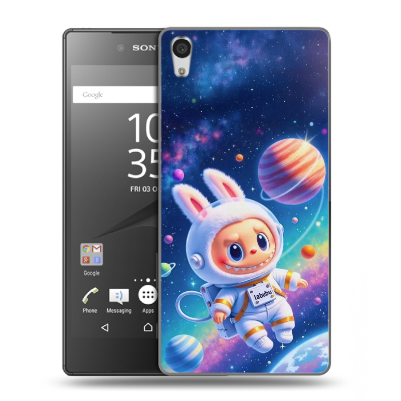 Силиконовый чехол на Sony Xperia Z5 Premium с принтом Labubu Лабубу Силиконовый чехол на Sony Xperia Z5 Premium с принтом Labubu Лабубу