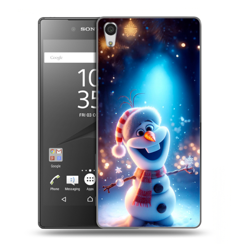 Силиконовый чехол на Sony Xperia Z5 Premium с принтом Новый год Силиконовый чехол на Sony Xperia Z5 Premium с принтом Новый год