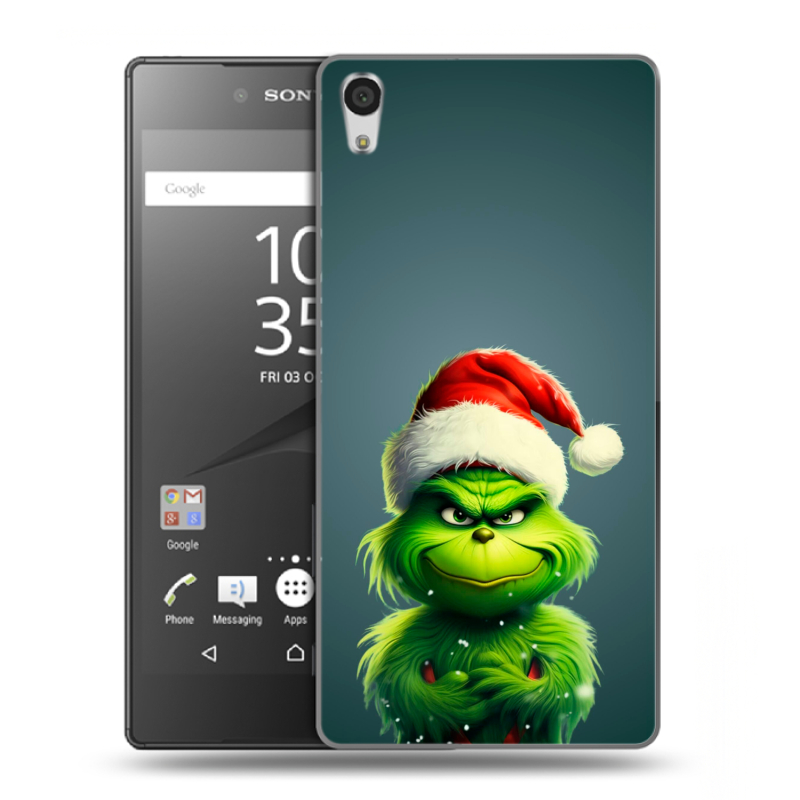 Силиконовый чехол на Sony Xperia Z5 Premium с принтом Новый год Силиконовый чехол на Sony Xperia Z5 Premium с принтом Новый год