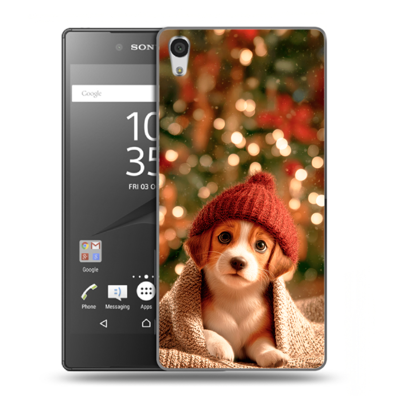 Пластиковый чехол на Sony Xperia Z5 Premium с принтом Новый год Пластиковый чехол на Sony Xperia Z5 Premium с принтом Новый год