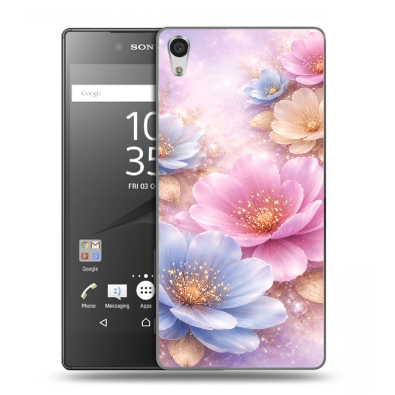 Силиконовый чехол на Sony Xperia Z5 Premium с принтом женский Силиконовый чехол на Sony Xperia Z5 Premium с принтом женский