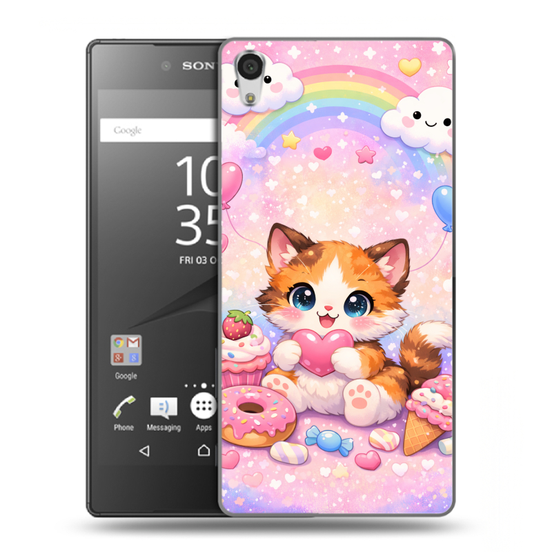 Силиконовый чехол на Sony Xperia Z5 Premium с принтом для девочек Силиконовый чехол на Sony Xperia Z5 Premium с принтом для девочек