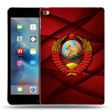 Пластиковый чехол на планшета Ipad Mini 4 с принтом Герб СССР