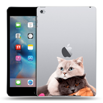 Пластиковый чехол на планшета Ipad Mini 4 с принтом Кошки