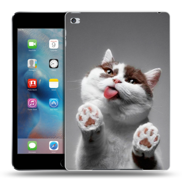Пластиковый чехол на планшета Ipad Mini 4 с принтом Коты