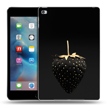 Пластиковый чехол на планшета Ipad Mini 4 с принтом Черная клубника