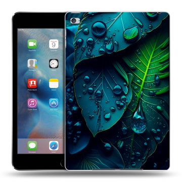Пластиковый чехол на планшета Ipad Mini 4 с принтом Листья