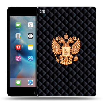 Пластиковый чехол на Ipad Mini 4 с принтом Герб России принт Пластиковый чехол на Ipad Mini 4 с принтом Герб России принт
