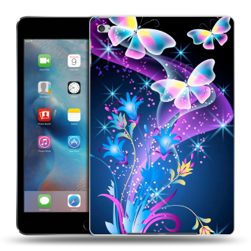 Пластиковый чехол на Ipad Mini 4 с принтом Бабочки Пластиковый чехол на Ipad Mini 4 с принтом Бабочки