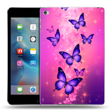 Пластиковый чехол на Ipad Mini 4 с принтом Бабочки Пластиковый чехол на Ipad Mini 4 с принтом Бабочки