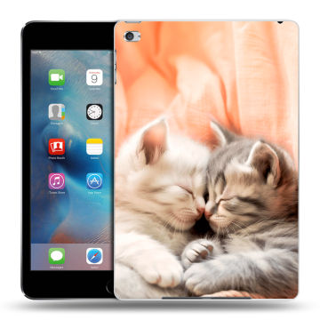 Пластиковый чехол на Ipad Mini 4 с принтом Котята