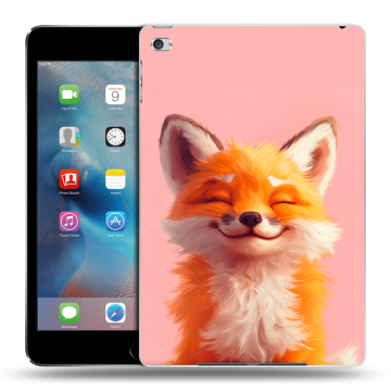 Пластиковый чехол на Ipad Mini 4 с принтом милая лиса Пластиковый чехол на Ipad Mini 4 с принтом милая лиса