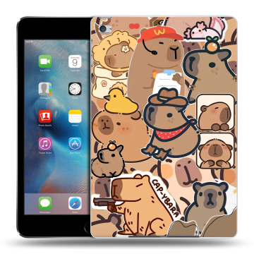 Пластиковый чехол на Ipad Mini 4 с принтом капибара
