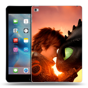 Пластиковый чехол на Ipad Mini 4 с принтом Как приручить дракона