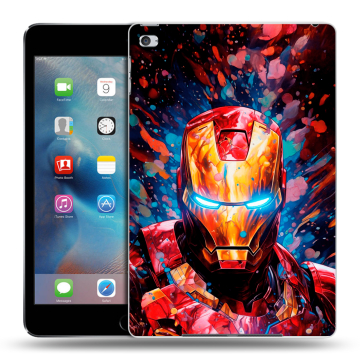Пластиковый чехол на Ipad Mini 4 с принтом Железный человек Ironman Пластиковый чехол на Ipad Mini 4 с принтом Железный человек Ironman