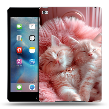 Пластиковый чехол на Ipad Mini 4 с принтом котята котики Пластиковый чехол на Ipad Mini 4 с принтом котята котики