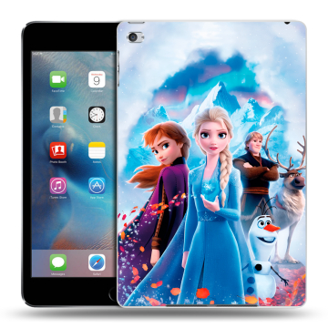 Пластиковый чехол на Ipad Mini 4 с принтом Холодное сердце Frozen Пластиковый чехол на Ipad Mini 4 с принтом Холодное сердце Frozen