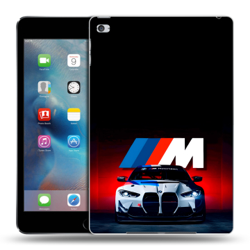Пластиковый чехол на Ipad Mini 4 с принтом БМВ BMW Пластиковый чехол на Ipad Mini 4 с принтом БМВ BMW