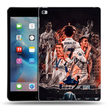 Пластиковый чехол на Ipad Mini 4 с принтом Реал Роналдо Real Ronaldo