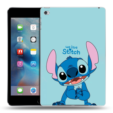 Пластиковый чехол на Ipad Mini 4 с принтом Лило и Стич