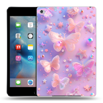Пластиковый чехол на Ipad Mini 4 с принтом Бабочки