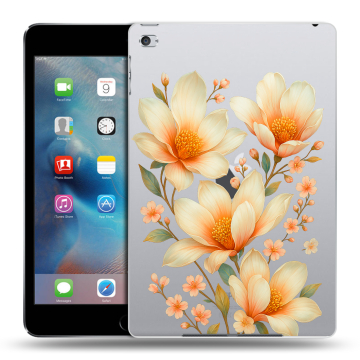 Пластиковый чехол на Ipad Mini 4 с принтом Цветы